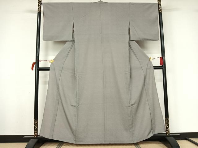 平和屋着物▽江戸小紋 単衣 鮫小紋柄 洗える着物 AABL6836jh