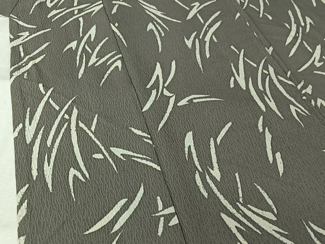平和屋着物▽上質な小紋 単衣 幾何学文様 正絹 逸品 AABL6839jh