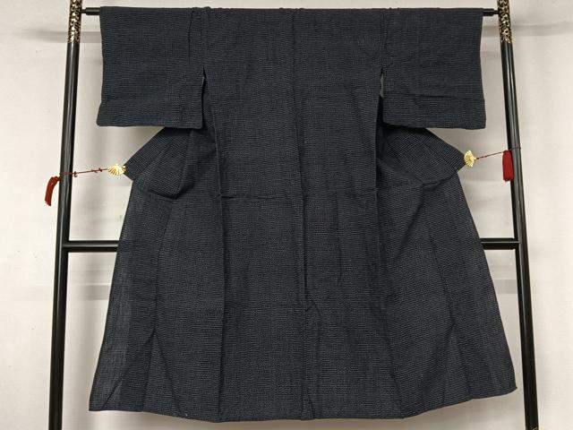 平和屋着物▽小紋 単衣 幾何学文様 AABL6912jh