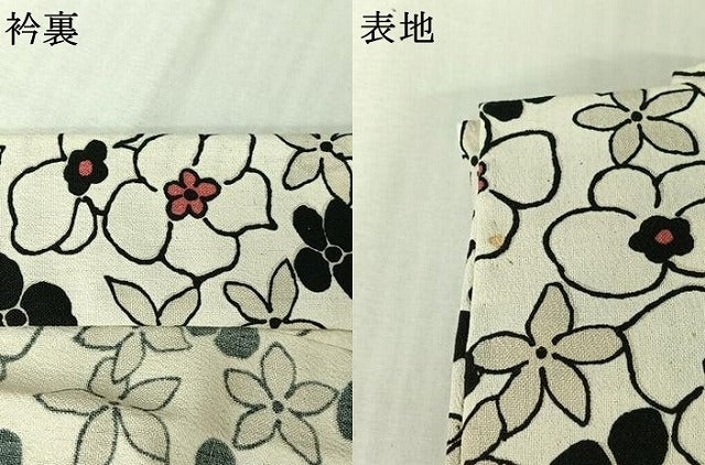 平和屋着物▽小紋 単衣 花尽くし文 AABL6923jh