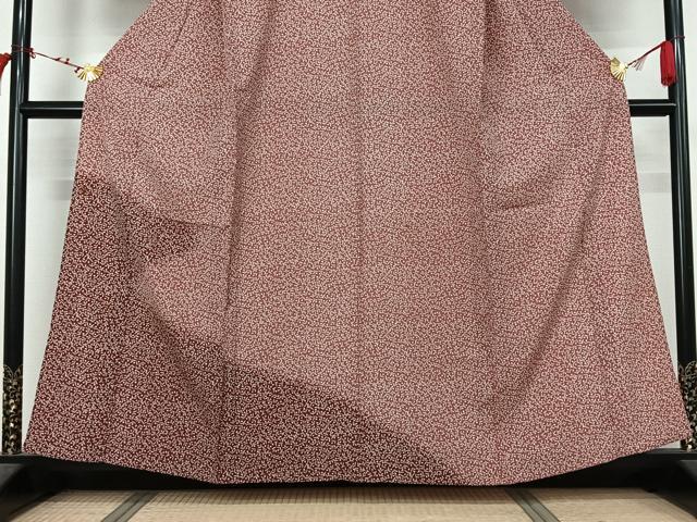 平和屋着物▽訪問着 単衣 草花文 洗える着物 AABL6942jh