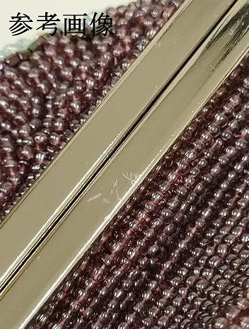 平和屋着物●和装小物 和装バッグ ハンドバッグ ビーズバッグ 花柄 更紗 逸品 AABL7026ay