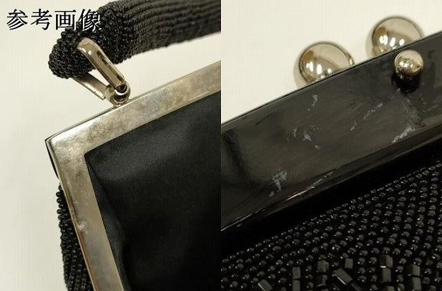 平和屋着物●和装小物 和装バッグ ハンドバッグ ビーズバッグ 蔦草 逸品 AABL7059ay