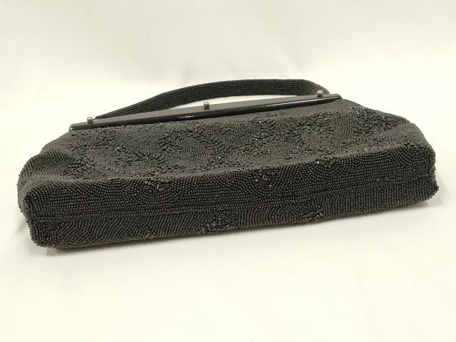 平和屋着物●和装小物 和装バッグ ハンドバッグ ビーズバッグ 蔦草 逸品 AABL7059ay