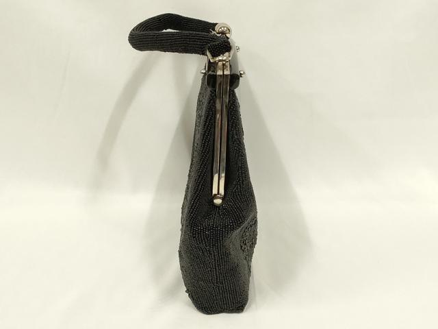 平和屋着物●和装小物 和装バッグ ハンドバッグ ビーズバッグ 蔦草 逸品 AABL7059ay