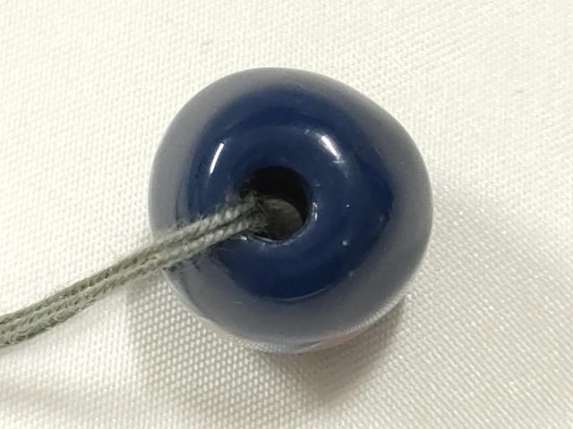 平和屋本店▼和装小物 翠嵐工房 帯留め 蜻蛉玉 逸品 未使用 AABL7137ay