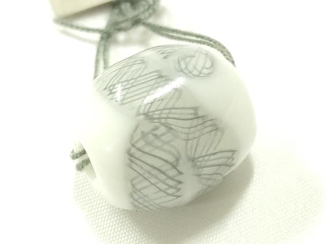 平和屋本店▼和装小物 翠嵐工房 帯留め 蜻蛉玉 逸品 未使用 AABL7156ay