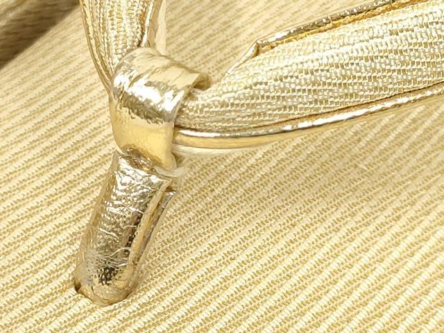 平和屋着物▼和装小物 和装バッグ・草履セット ハンドバッグ クラッチバッグ 金銀糸 逸品 AABL7194ay