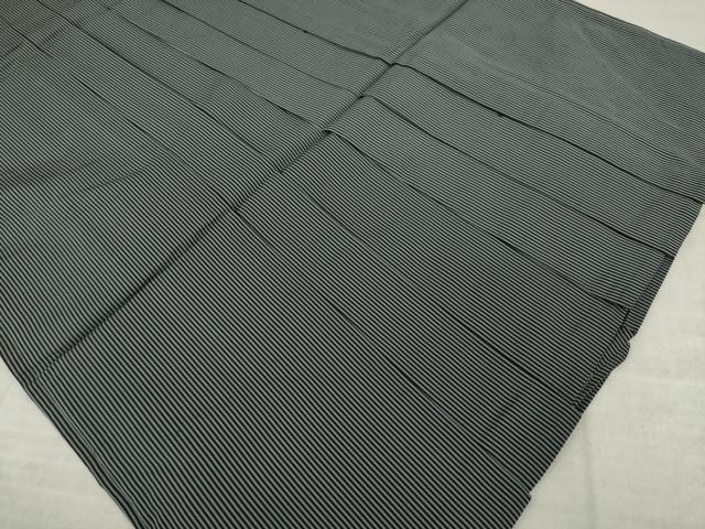 平和屋着物●男性 行灯袴 縞 正絹 逸品 AABL7208ck