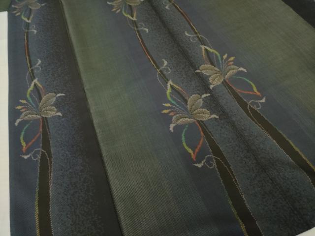 平和屋着物●本場大島紬 9マルキ 花間道 さが美扱い 正絹 逸品 AABL7220ck