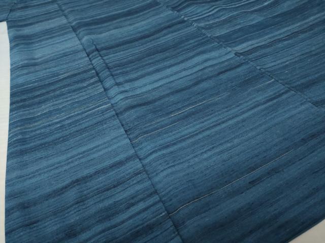 平和屋着物●郡上紬 横段文 高島屋扱い 正絹 逸品 AAAX6168ck