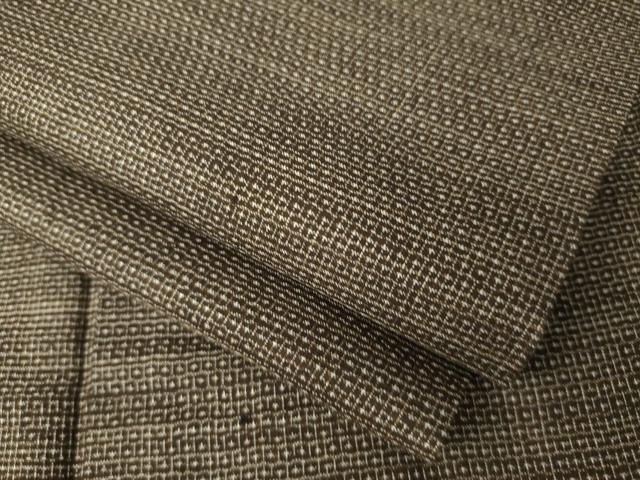 平和屋着物●本場大島紬 120亀甲 総詰め 正絹 逸品 AABL7227ck