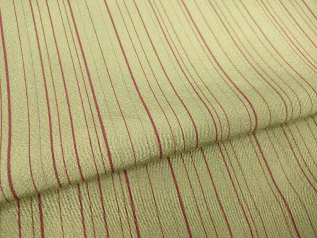 平和屋着物●上質な小紋 縞 正絹 逸品 未使用 AABL7239ck