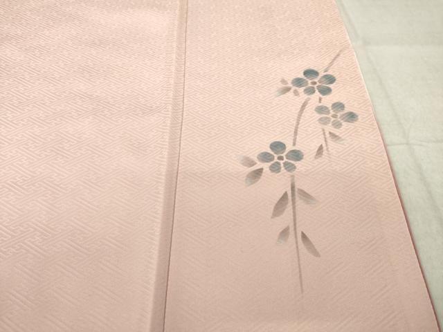 平和屋着物●中国三大刺繍 スワトウ刺繍 汕頭刺繍 訪問着 雪輪花文 暈し染め 正絹 逸品 AABL7243ck
