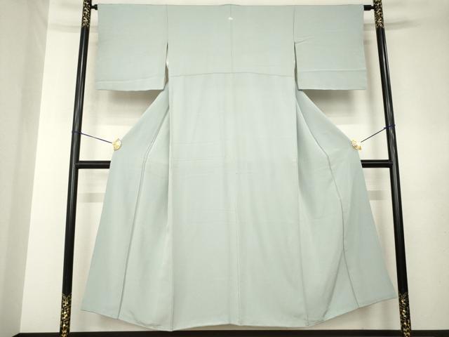 平和屋着物●上質な色無地 利休白茶色 正絹 逸品 未使用 AABL7245ck