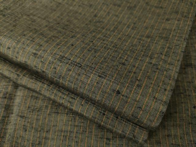 平和屋着物●上質な紬 縞 正絹 逸品 未使用 AABL7248ck