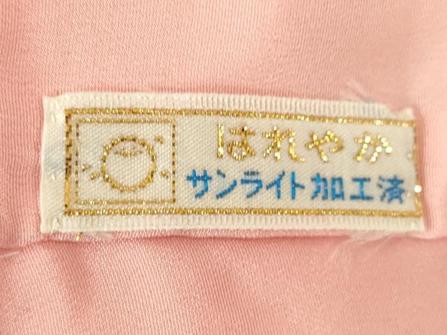 平和屋着物●上質な小紋 絞り 地紋起こし 草花文 正絹 逸品 AABL7268ck