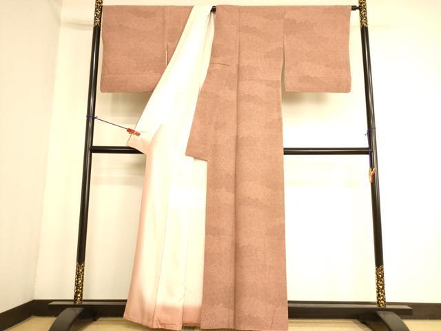 平和屋着物■江戸小紋 寄せ小紋柄 正絹 逸品 AABL7296br
