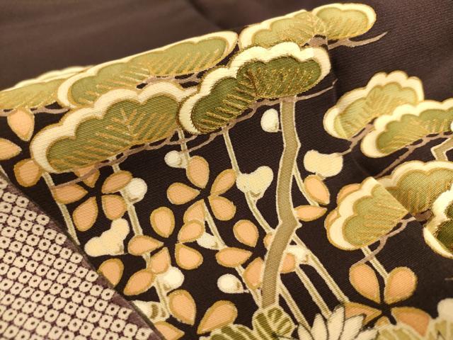 平和屋着物■皇室献上作家 熊谷慶雲 色留袖 松竹梅文 金彩 正絹 逸品 AABL7314br