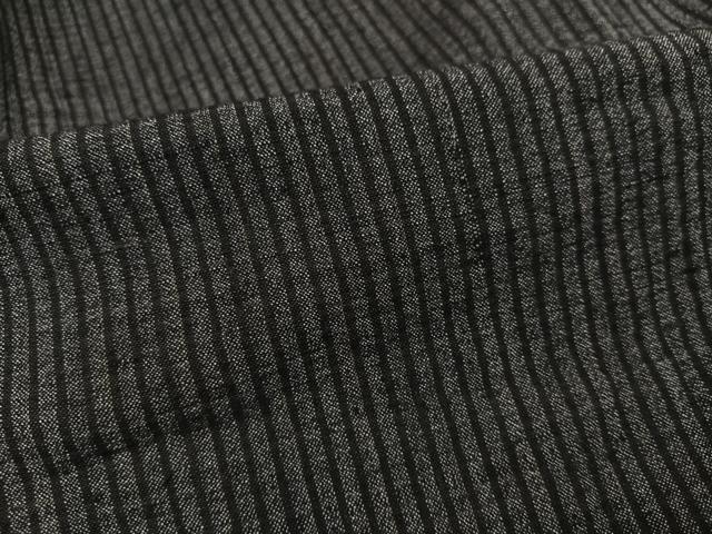 平和屋着物●男性 行灯袴 紬地 縞 正絹 逸品 AABL7335ph
