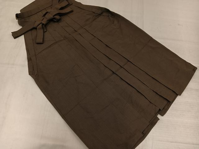 平和屋着物●男性 行灯袴 縞 正絹 逸品 AABL7338ph