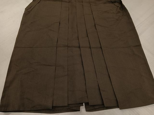 平和屋着物●男性 行灯袴 縞 正絹 逸品 AABL7338ph