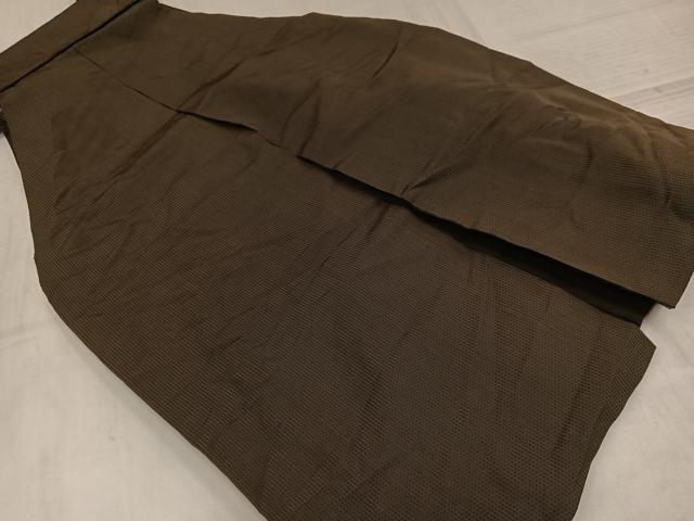 平和屋着物●男性 行灯袴 縞 正絹 逸品 AABL7338ph