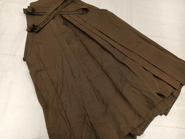 平和屋着物●男性 行灯袴 縞 正絹 逸品 AABL7340ph