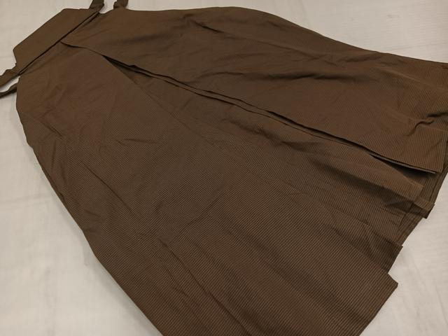 平和屋着物●男性 行灯袴 縞 正絹 逸品 AABL7340ph