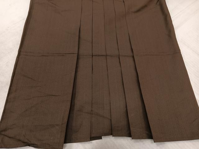 平和屋着物●男性 行灯袴 縞 正絹 逸品 AABL7342ph