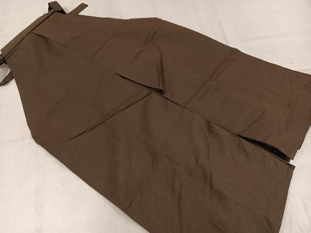 平和屋着物●男性 行灯袴 縞 正絹 逸品 AABL7342ph