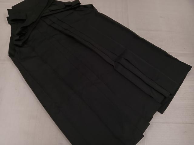 平和屋着物●男性 馬乗り袴 黒色 洗える着物 AABL7346ph