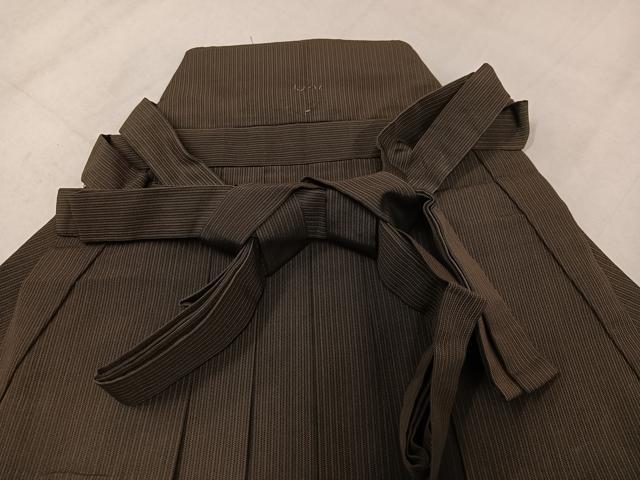 平和屋着物●男性 行灯袴 縞 正絹 逸品 AABL7347ph