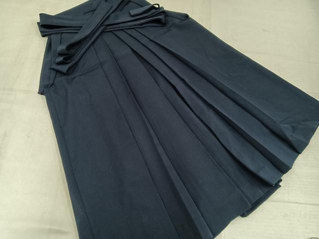 平和屋着物●女性 行灯袴 色無地 藍鉄色 AABL7349ph