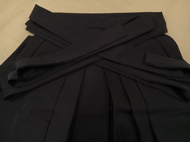 平和屋着物●女性 行灯袴 色無地 藍鉄色 AABL7349ph