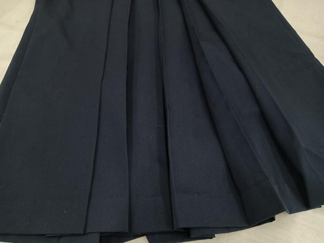 平和屋着物●女性 行灯袴 色無地 藍鉄色 AABL7349ph