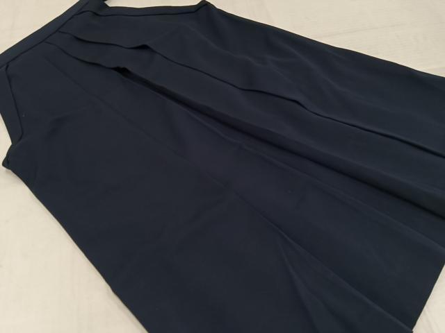 平和屋着物●女性 行灯袴 色無地 藍鉄色 AABL7349ph