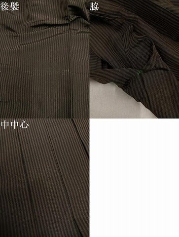 平和屋着物●男性 行灯袴 縞 正絹 逸品 AABL7350ph
