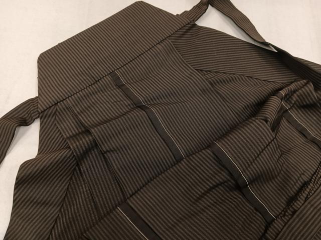 平和屋着物●男性 行灯袴 縞 正絹 逸品 AABL7350ph
