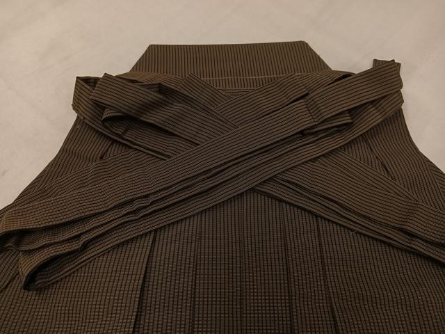 平和屋着物●男性 行灯袴 縞 正絹 逸品 AABL7365ph