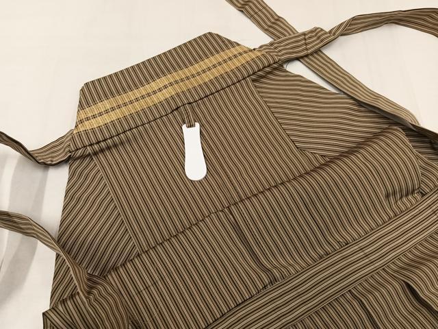 平和屋着物●男性 馬乗り袴 縞 正絹 逸品 AABL7366ph