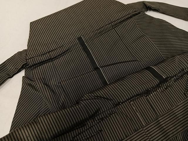 平和屋着物●男性 行灯袴 縞 正絹 逸品 AABL7371ph