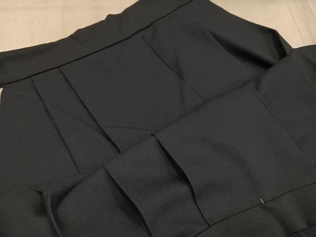 平和屋着物●女性 行灯袴 色無地 藍墨茶色 洗える着物 AABL7372ph