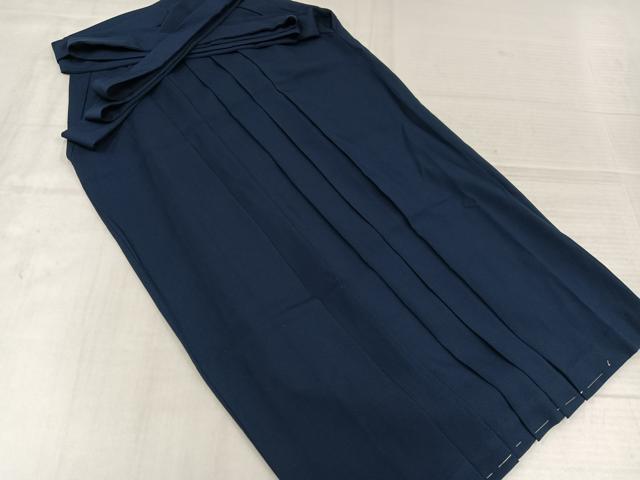 平和屋着物●女性 行灯袴 鉄御納戸色 洗える着物 未使用 AABL7375ph