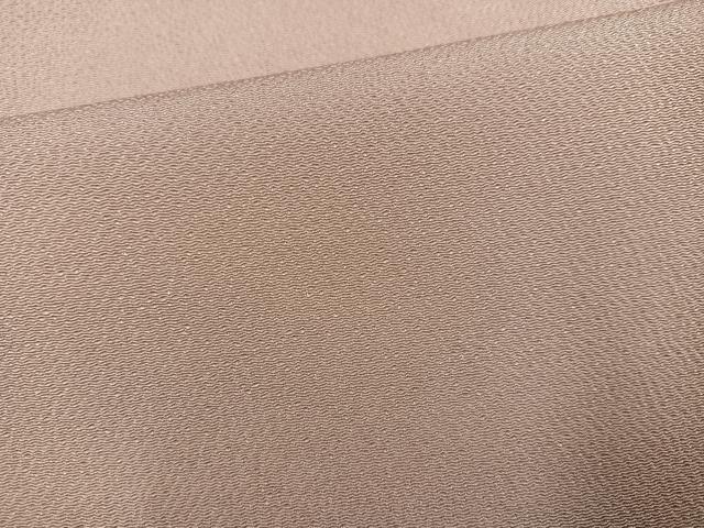 平和屋着物●上質な色無地 肌色 鬼しぼ縮緬 正絹 逸品 AABL7390ph