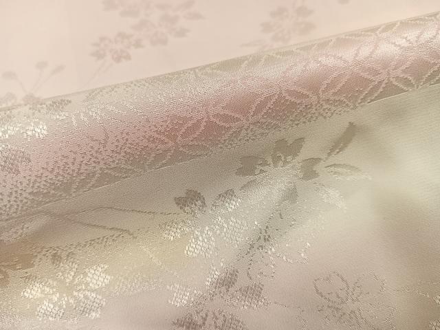 平和屋着物●振袖用長襦袢 袷 吉祥花地紋 暈し染め 正絹 逸品 AABL7410ph