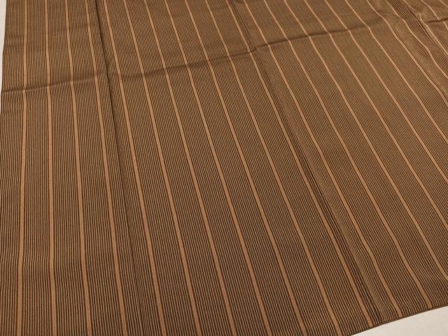平和屋着物●上質な小紋 間道 正絹 逸品 AABL7440ph