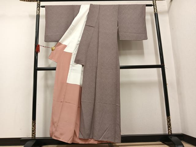 平和屋着物●江戸小紋 鮫小紋柄 正絹 逸品 AABL7454ph