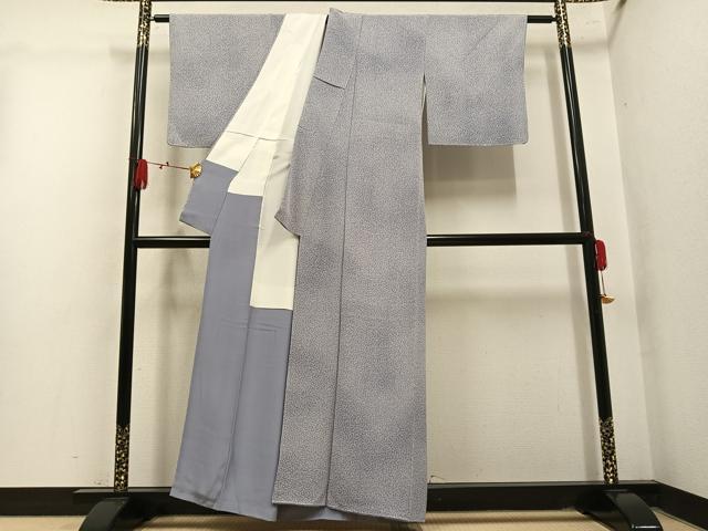 平和屋着物●上質な小紋 花尽くし 正絹 逸品 AABL7478ph