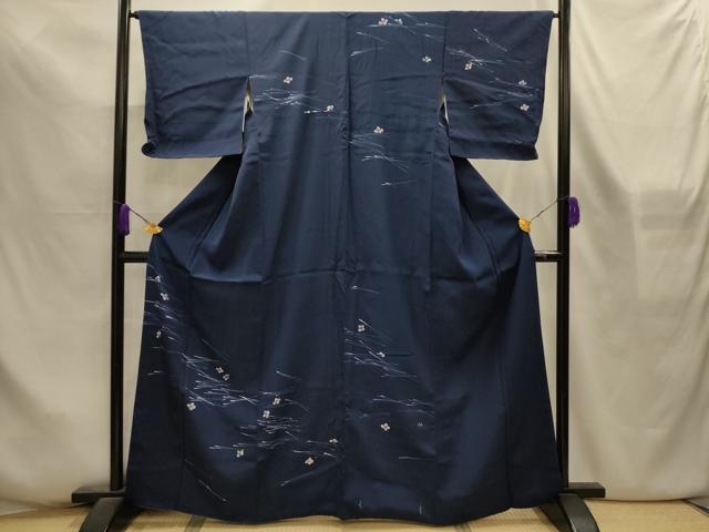 平和屋着物■訪問着 吹き寄せ文 ろうけつ染め 正絹 逸品 AABL7513sx